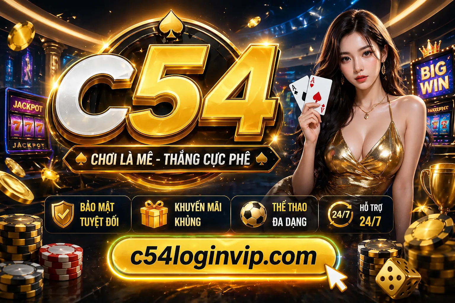 Banner khuyến mãi nổ hũ ok365vip